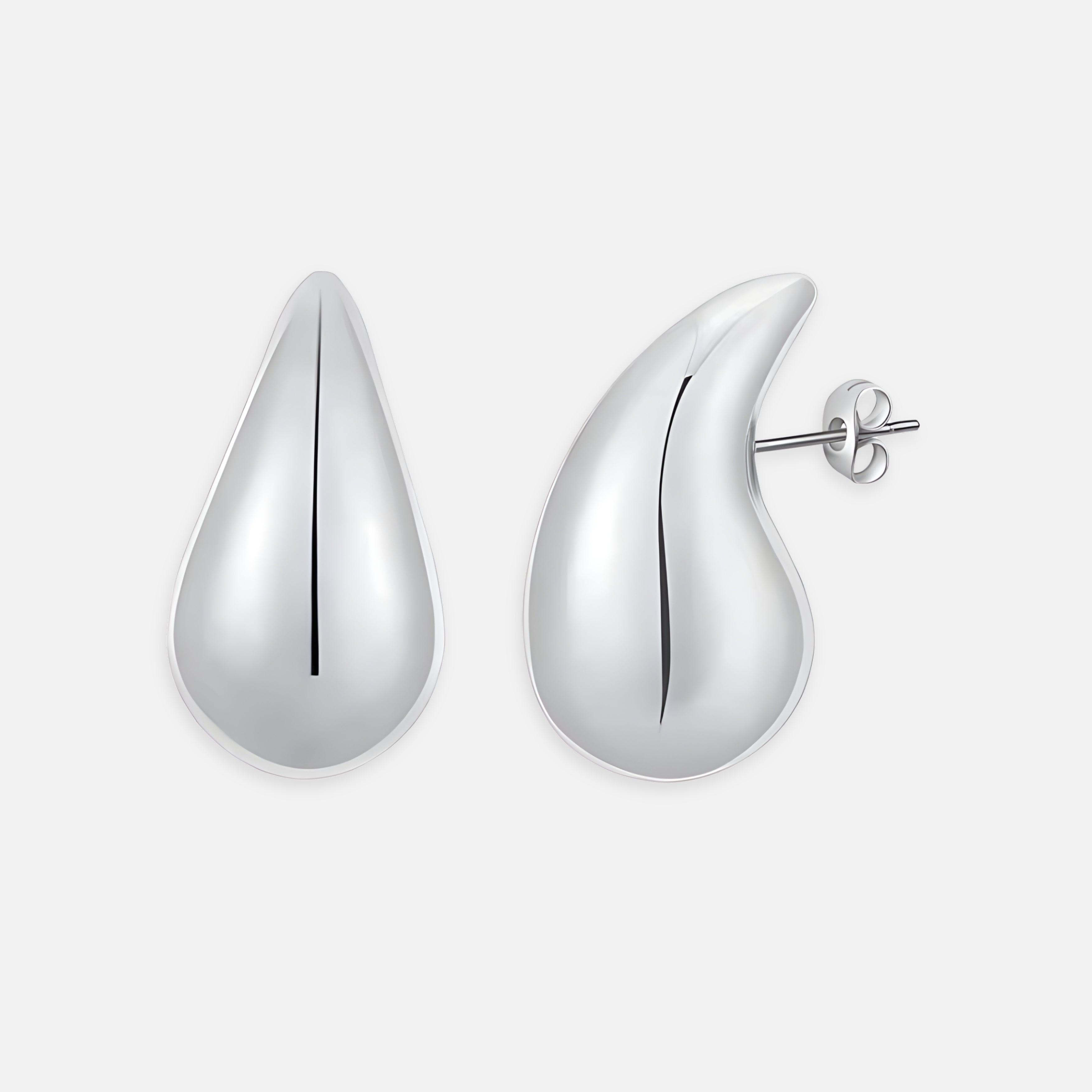 Teardrop Stud Earrings