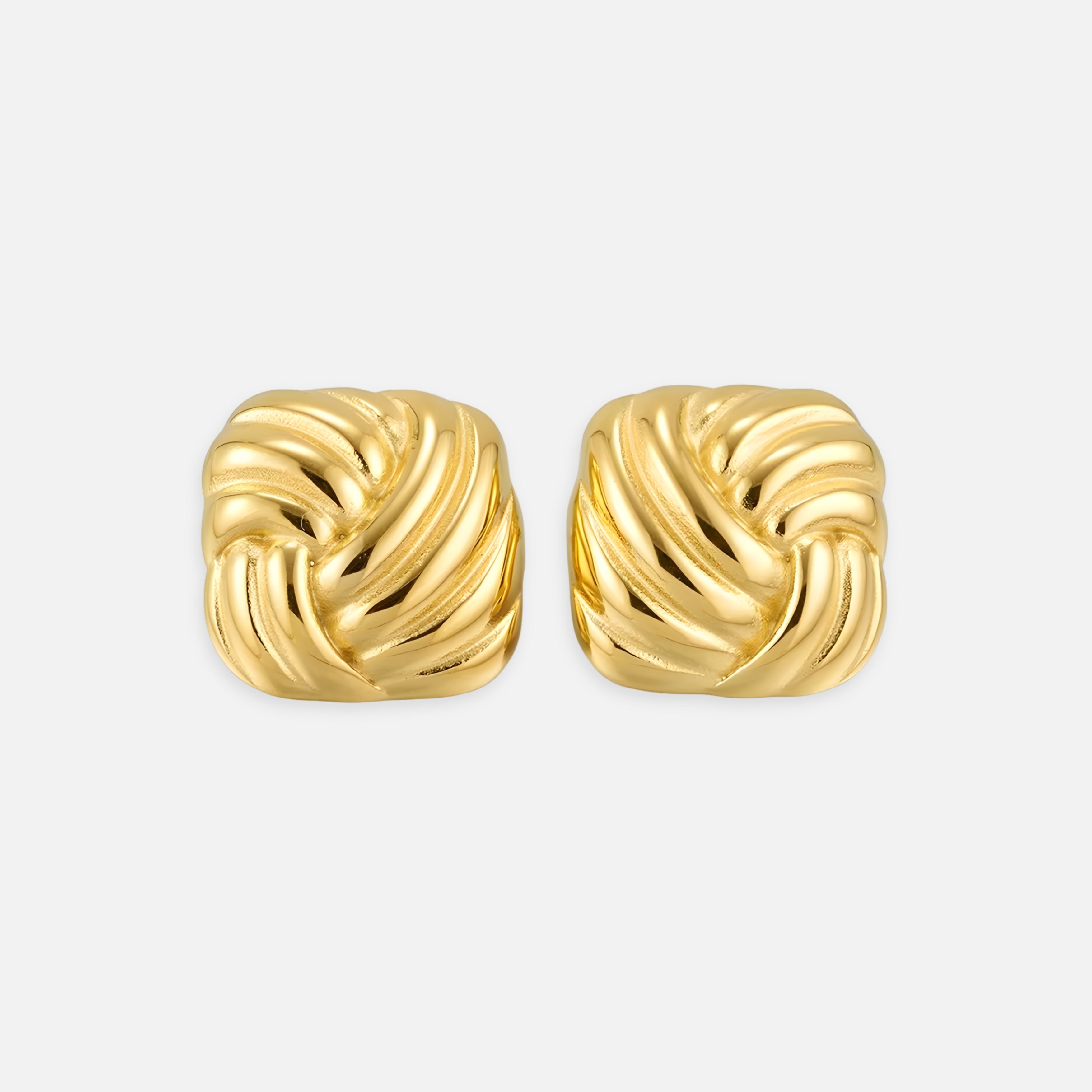 Nerva Twisted Knot Earrings