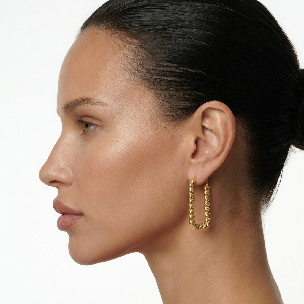 ROPE Twisted Earrings