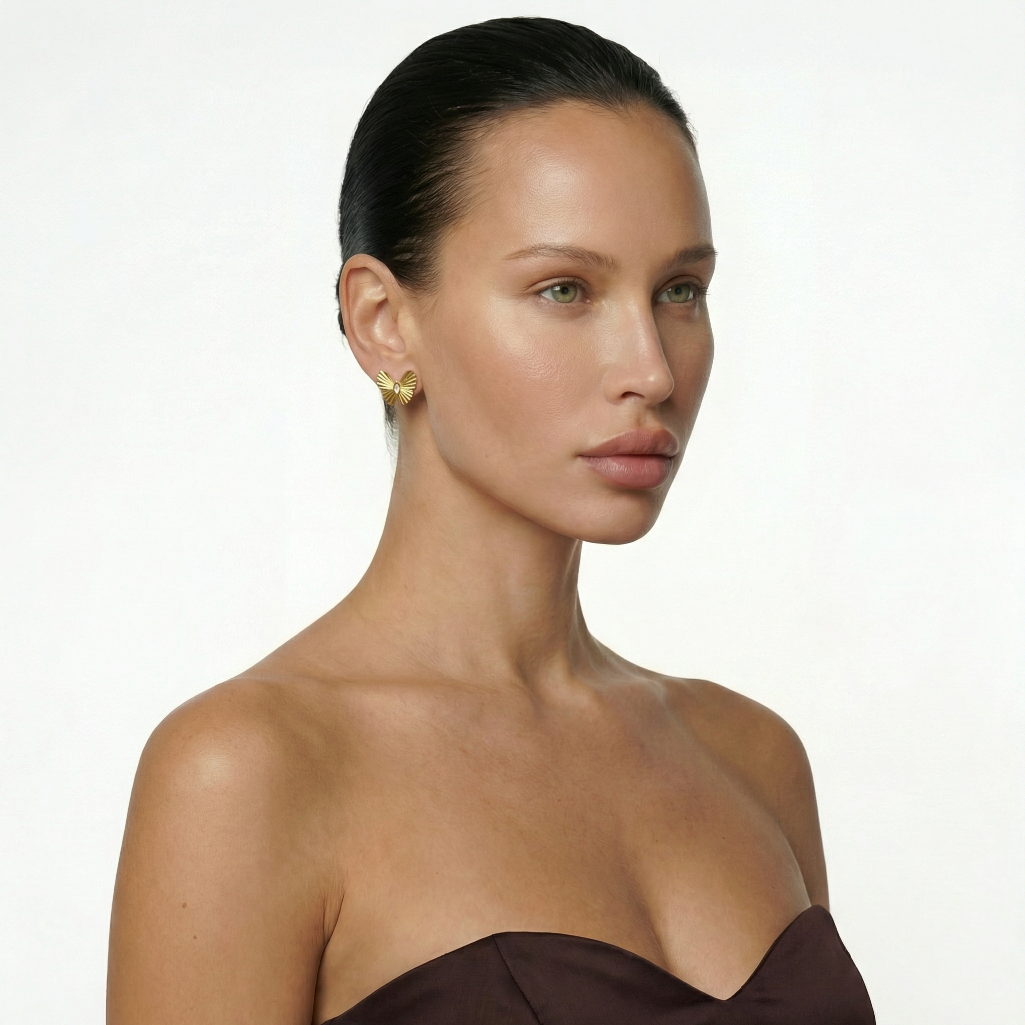 Aurelia Butterfly Gold Earrings