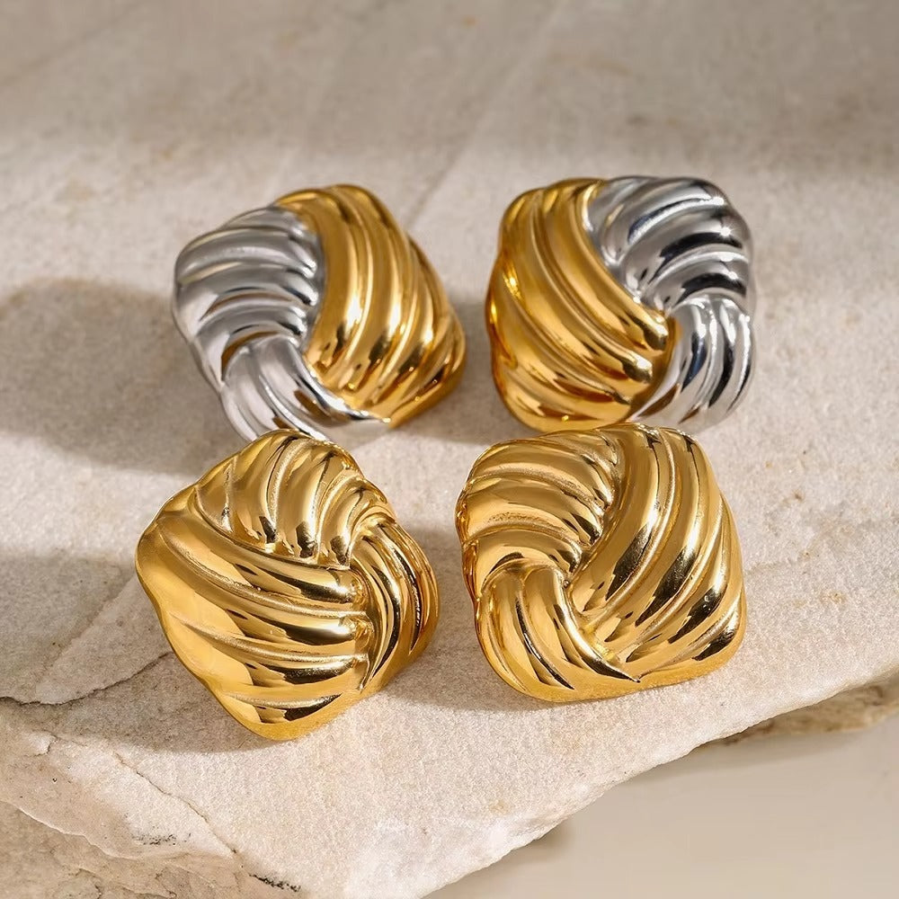 Nerva Twisted Knot Earrings