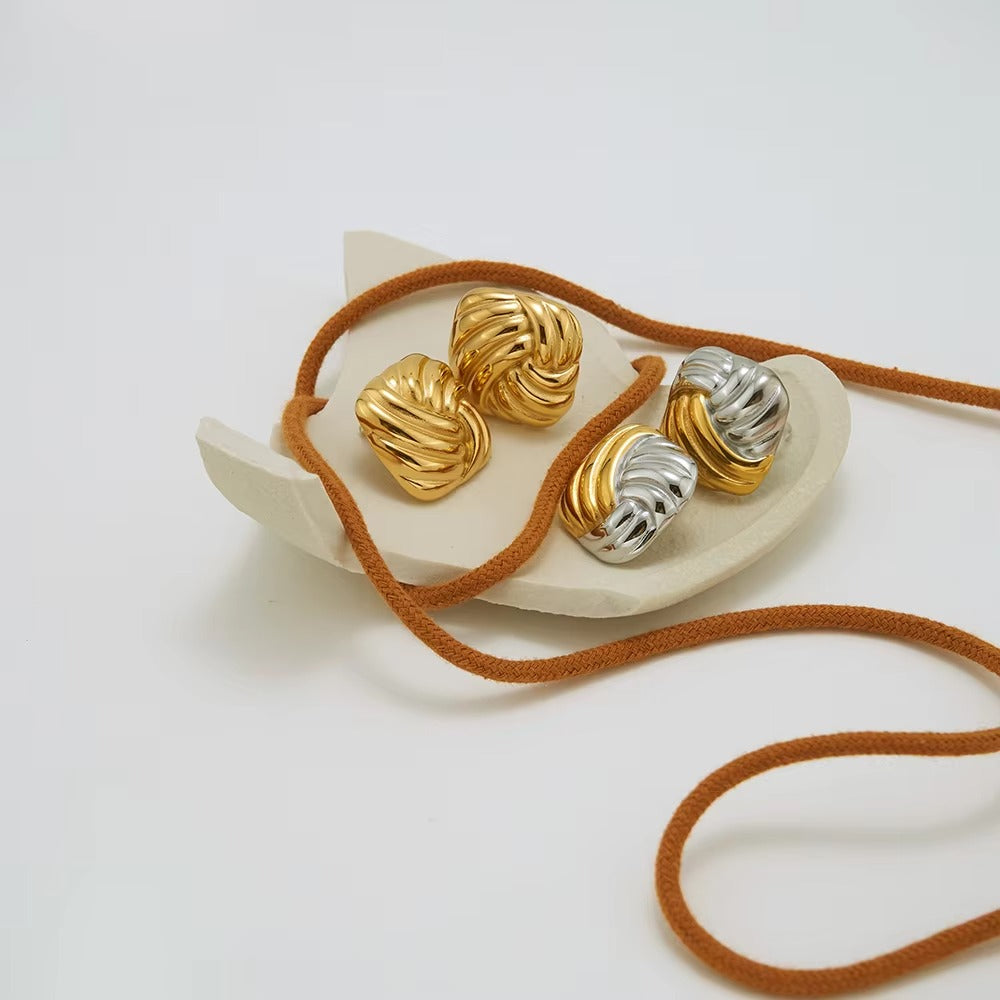 Nerva Twisted Knot Earrings