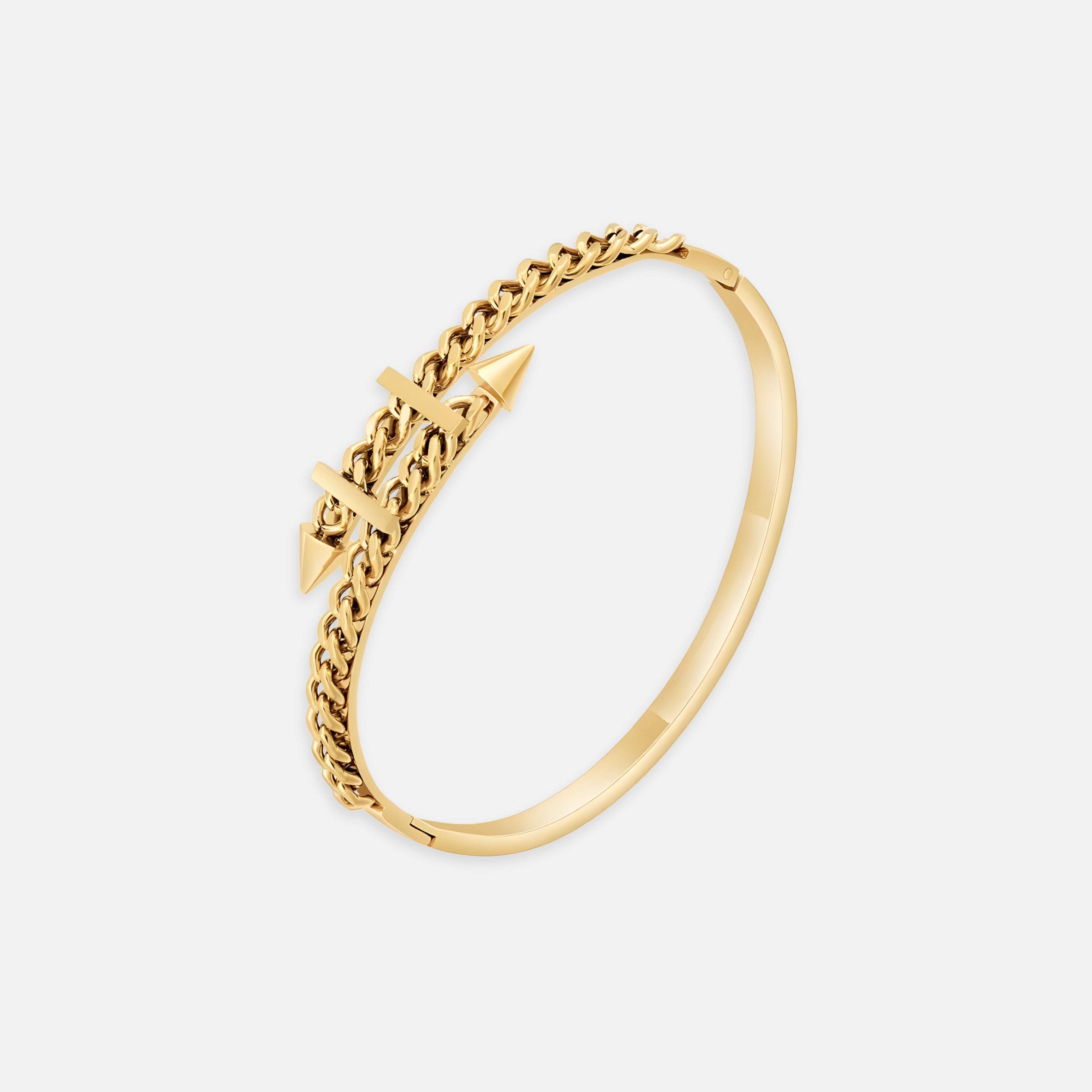 Rebel Chain Spike Bracelet