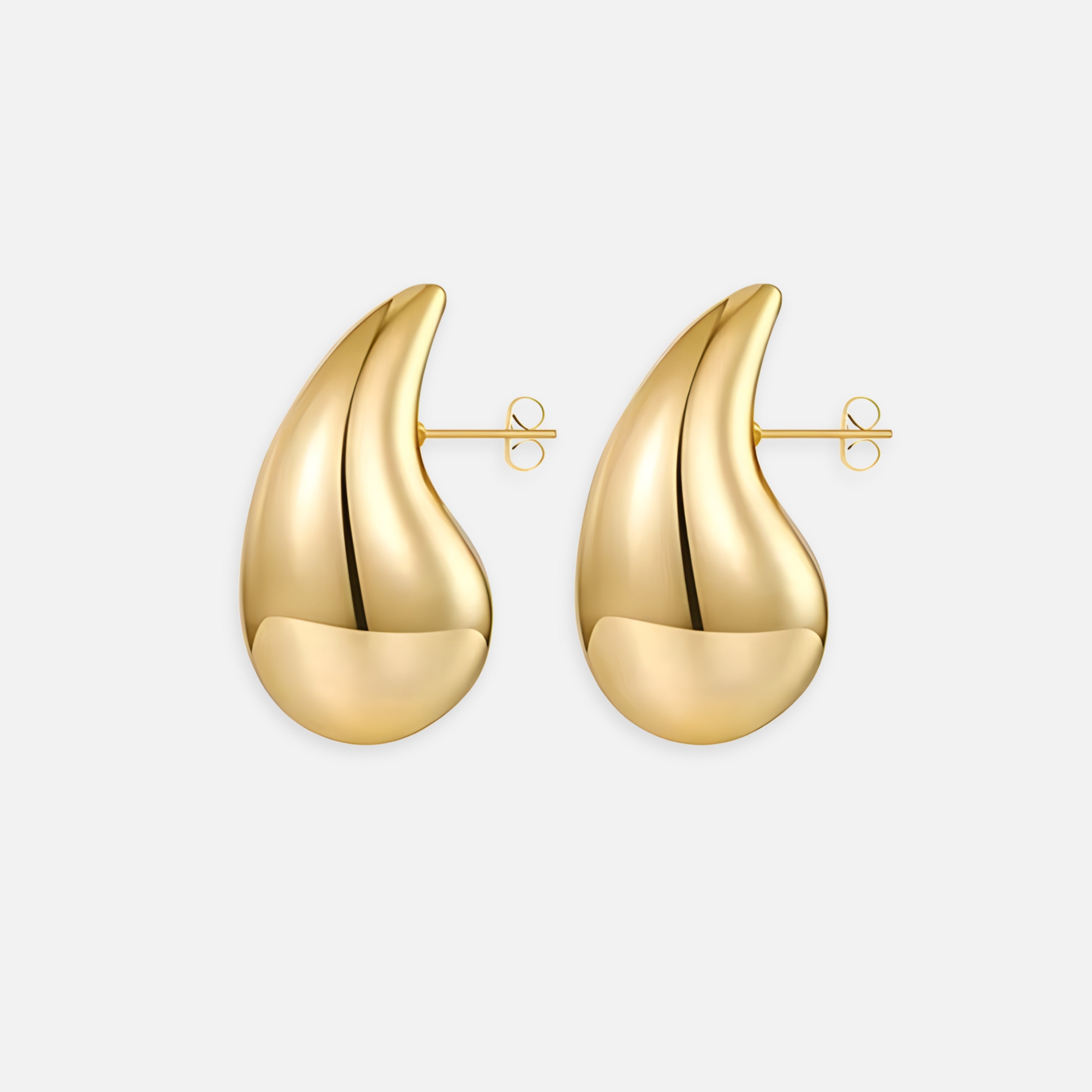 Teardrop Stud Earrings