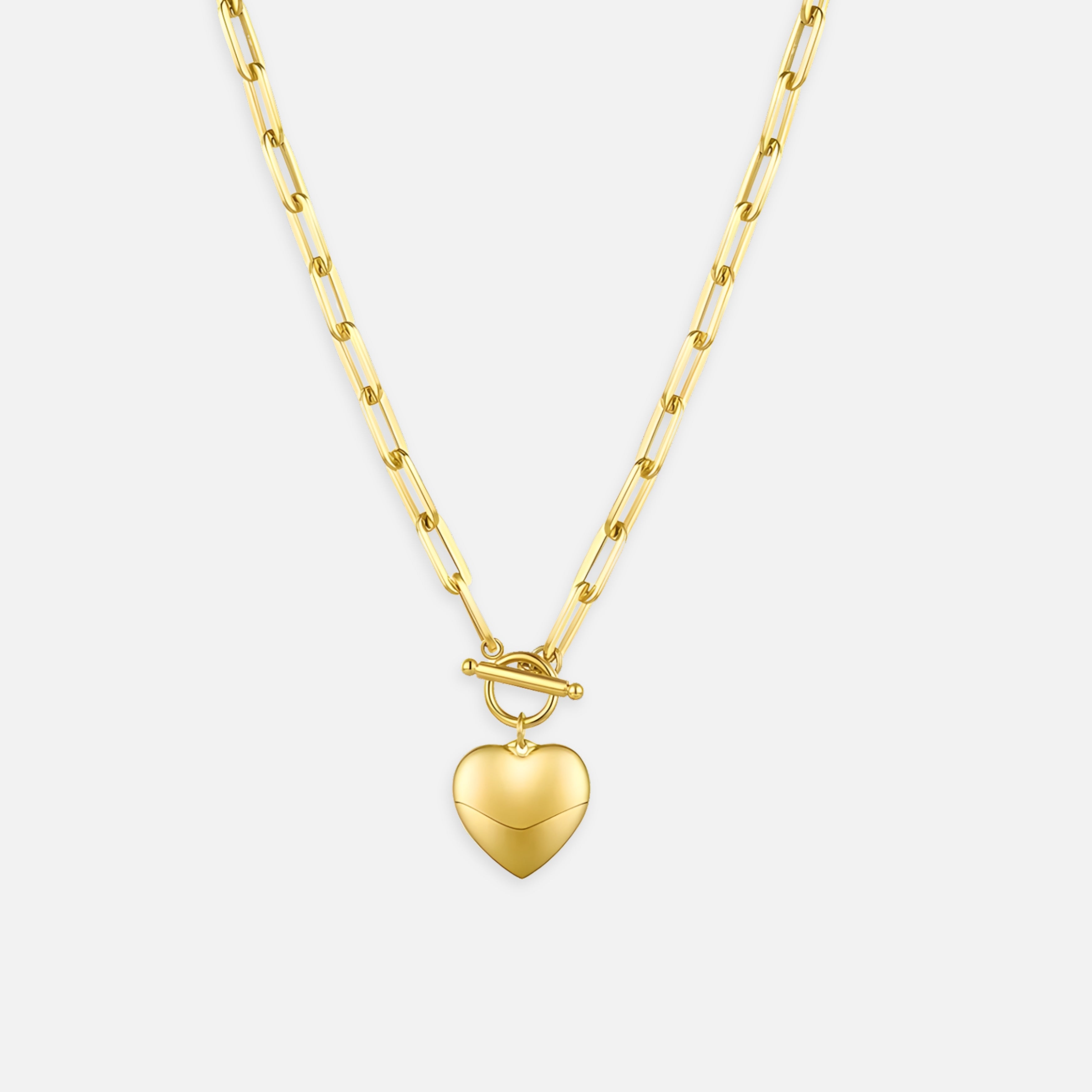 Amor Heart Chain Necklace