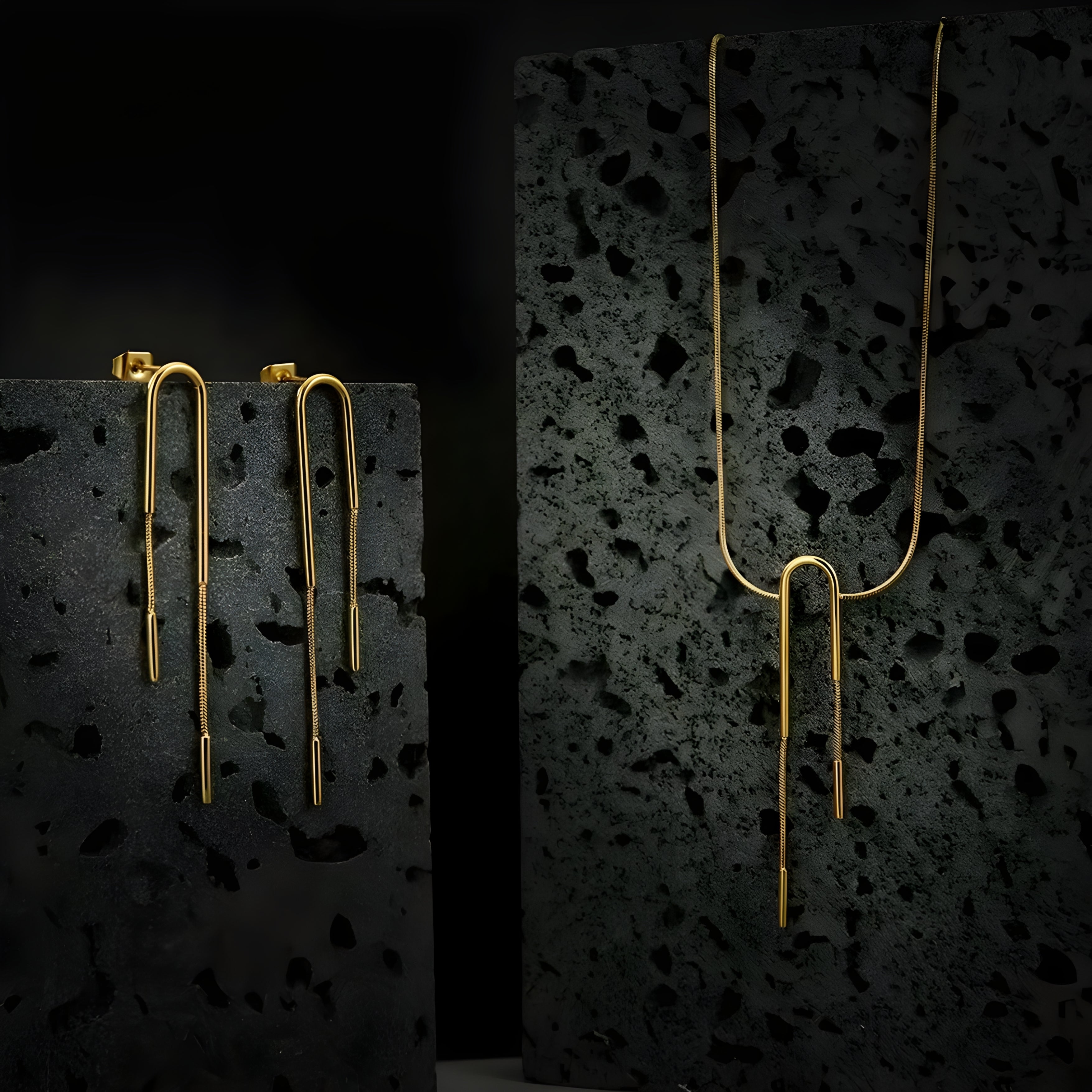 Lynx Gold Necklace