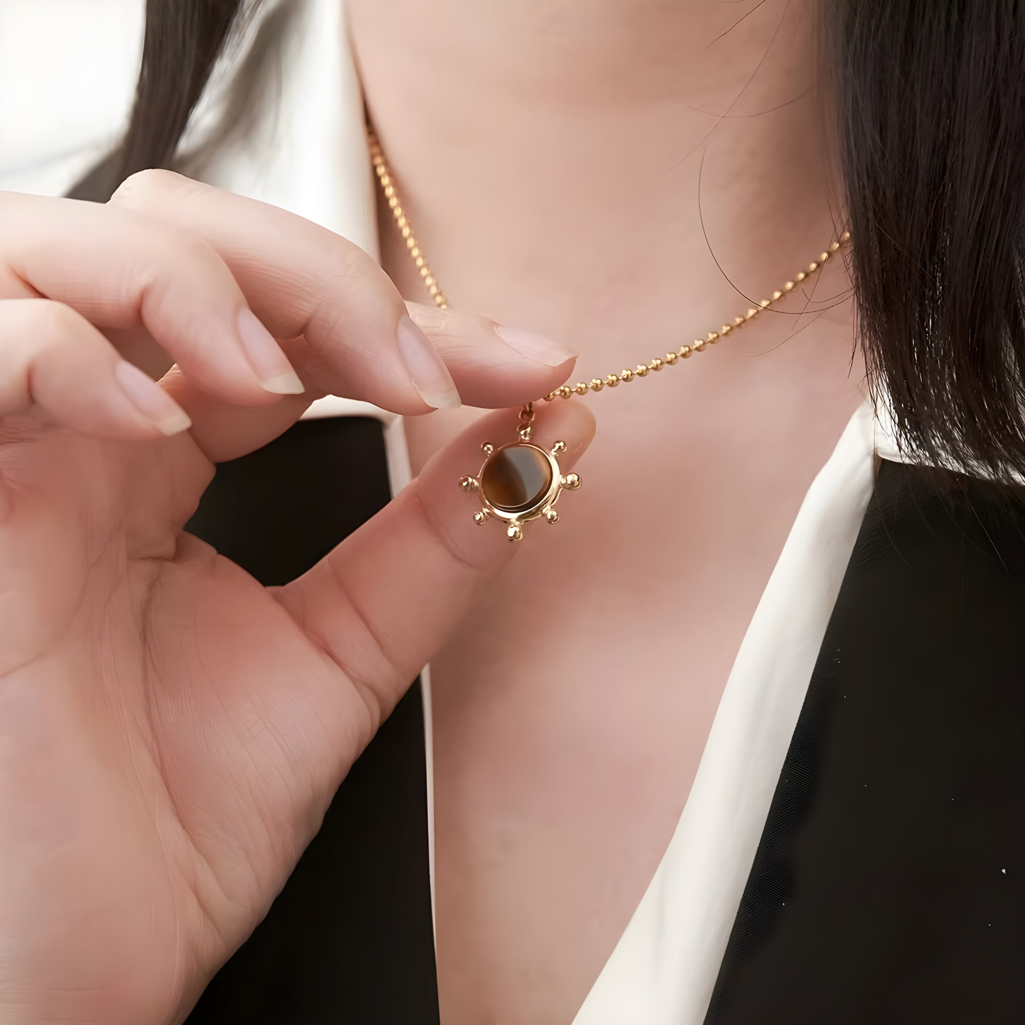 Sola Stone Necklace