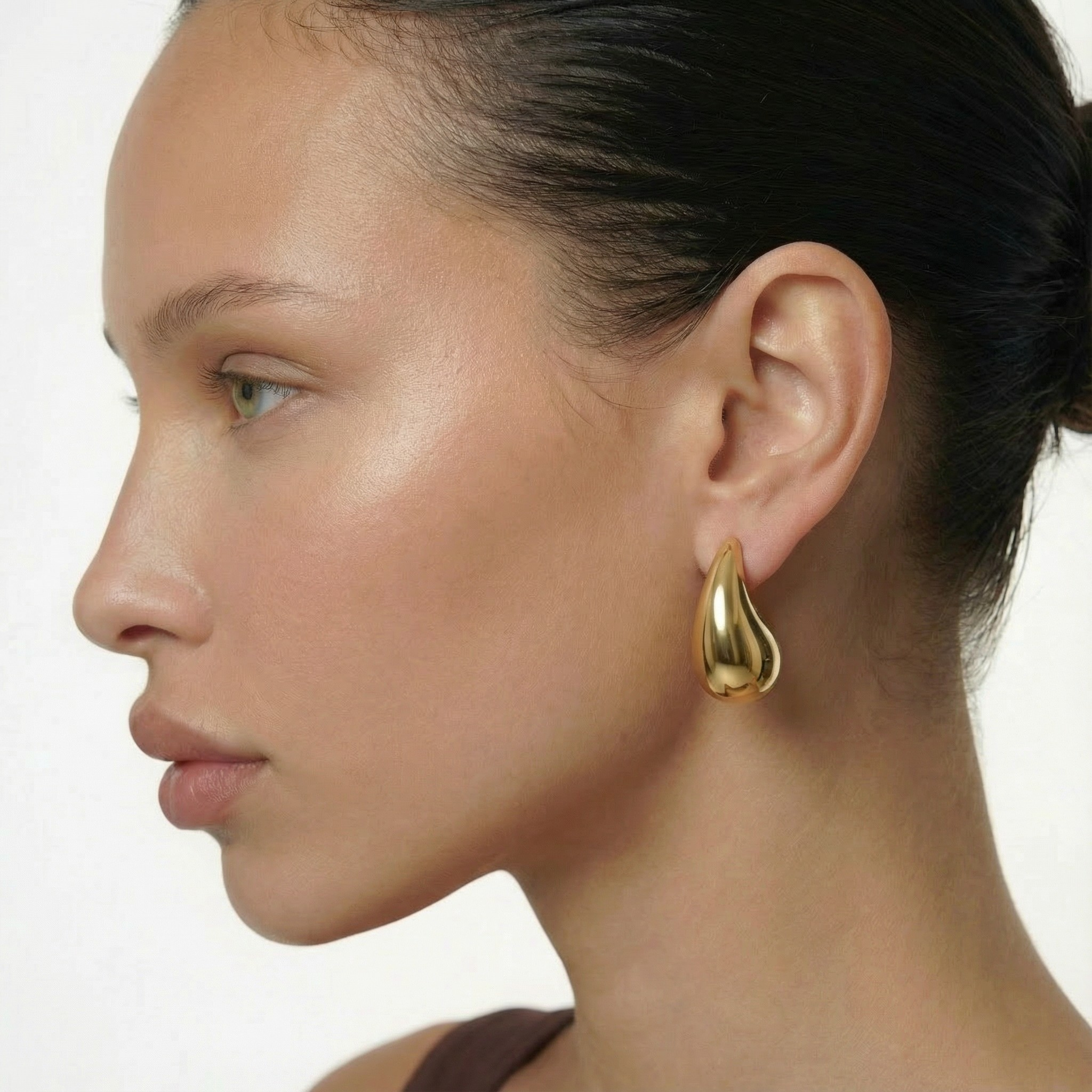 Teardrop Stud Earrings