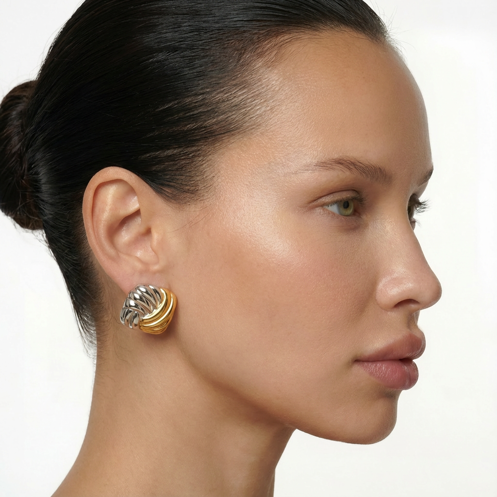 Nerva Twisted Knot Earrings