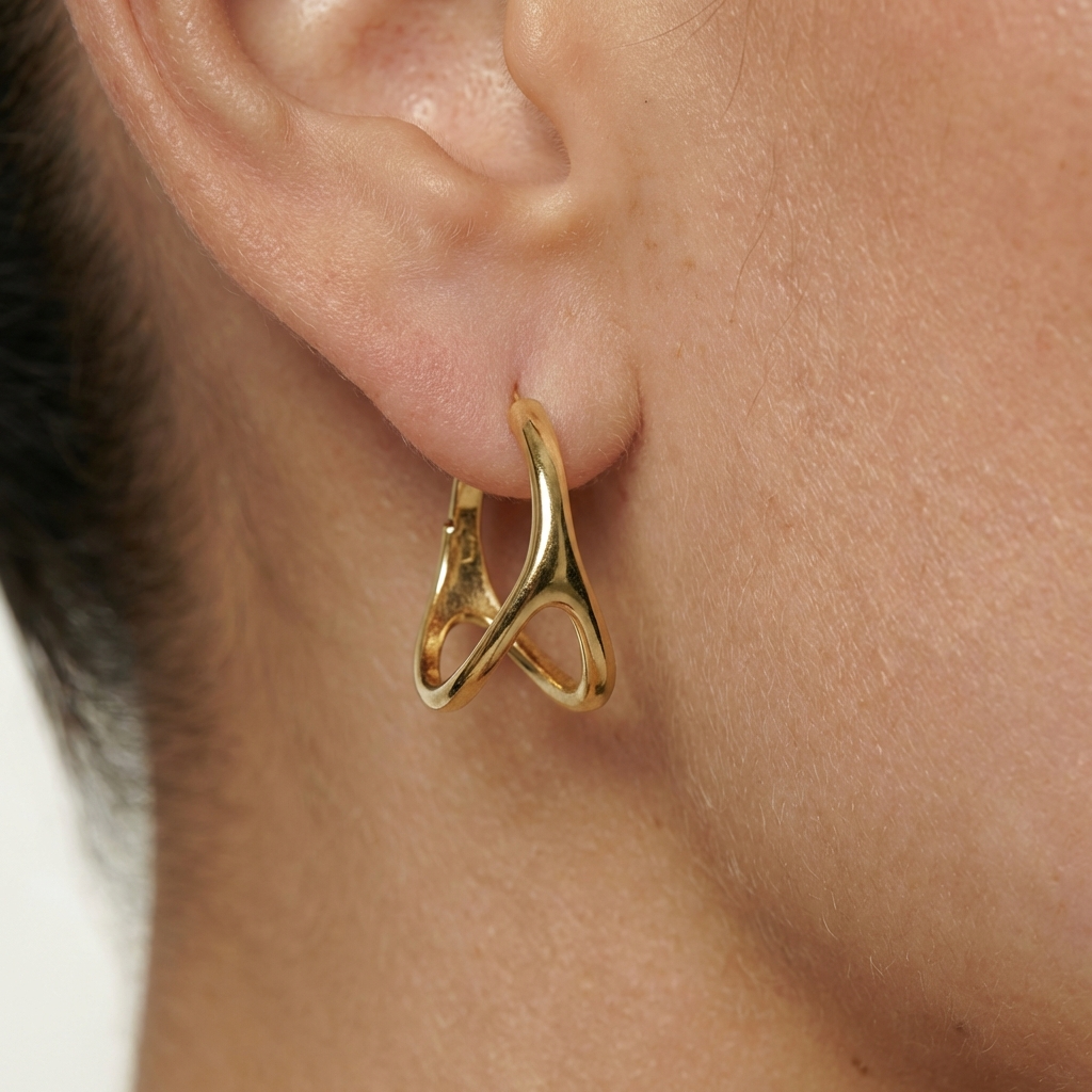 Flow Hoop Earrings