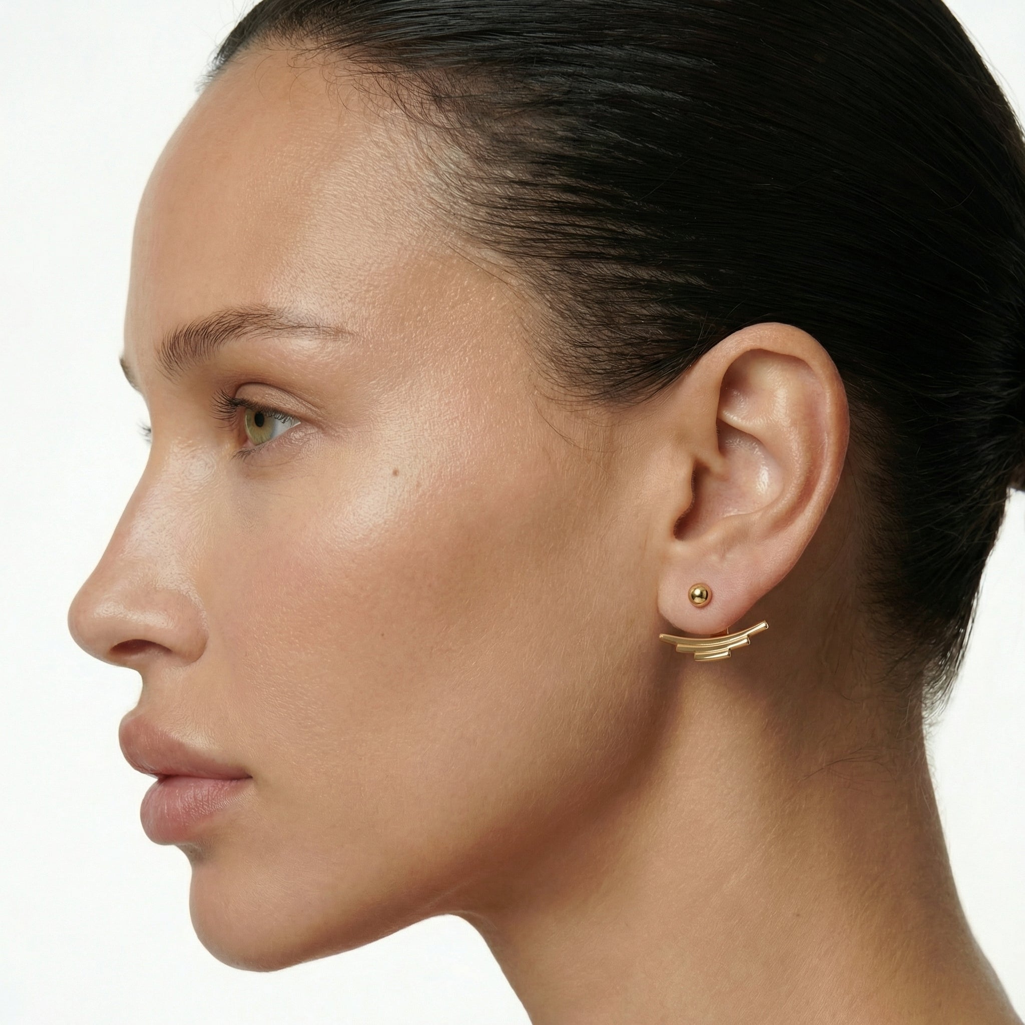 Arcus Irregular Gold Earrings