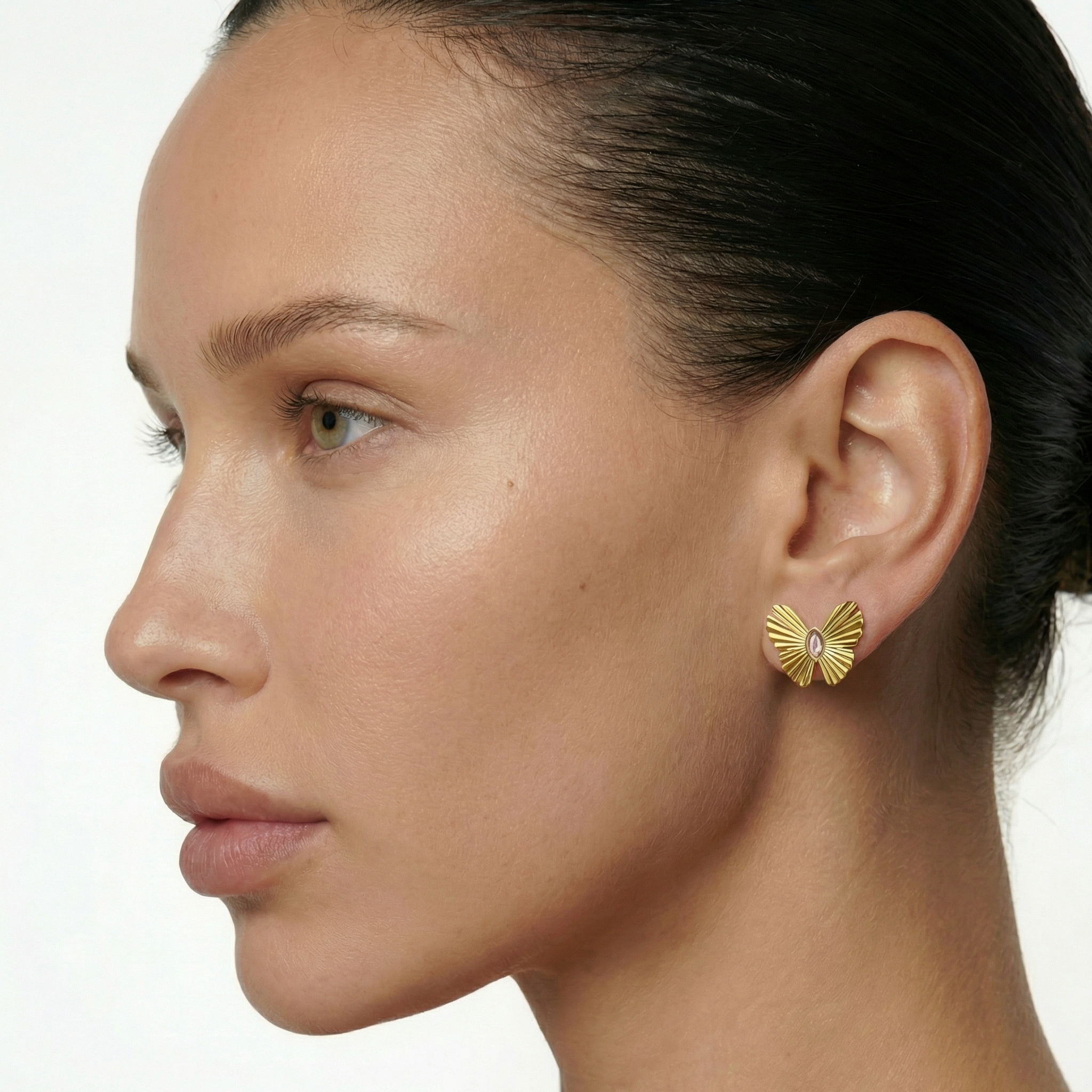 Aurelia Butterfly Gold Earrings