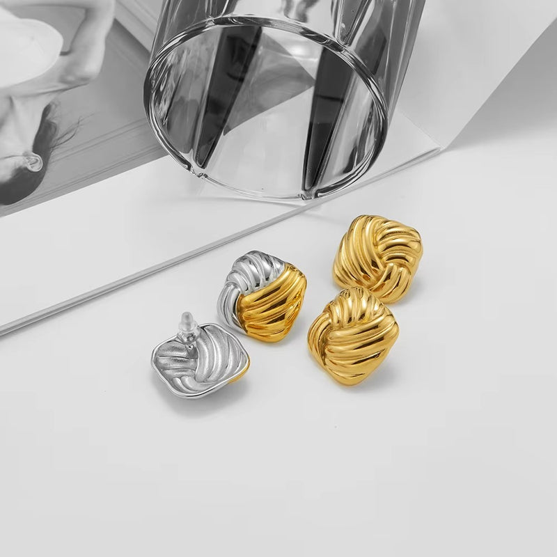 Nerva Twisted Knot Earrings