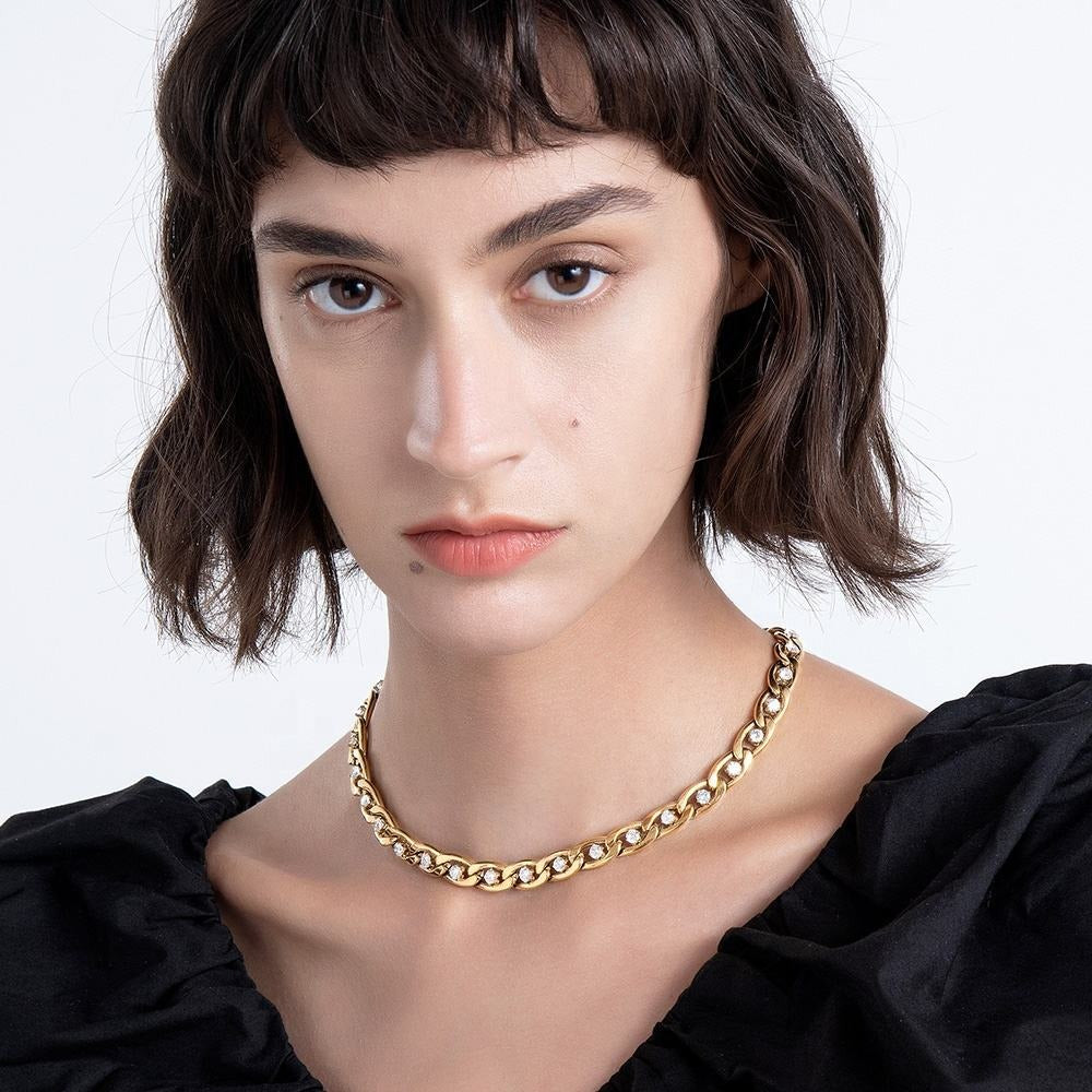 Luxe Crystal  Necklace